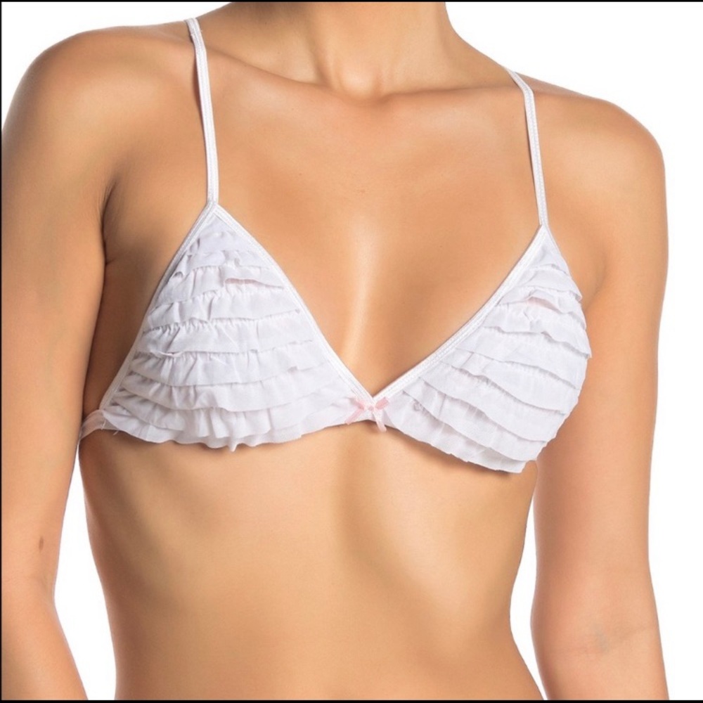 Honeydew Intimates Mesh Rumba Bralette in White